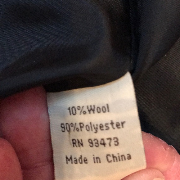 MAESTRO lined pea coat- 3- button front- size Med - Picture 7 of 7